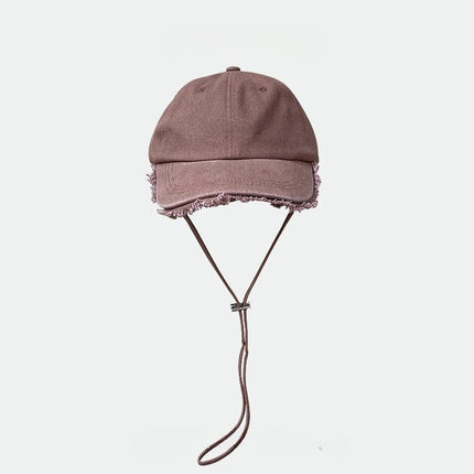 Casquette de baseball en coton - Marron - M (56 - 58cm) | La boutique du chapeau