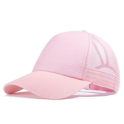 Casquette de Baseball paillette - Rose1 - Ajustable (du 54 au 59) | La boutique du chapeau