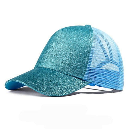 Casquette de Baseball paillette - Bleu - Ajustable (du 54 au 59) | La boutique du chapeau