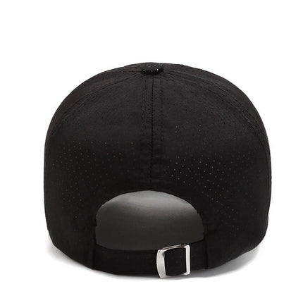 Casquette de baseball réglable - Noir - Ajustable (du 54 au 59) | La boutique du chapeau