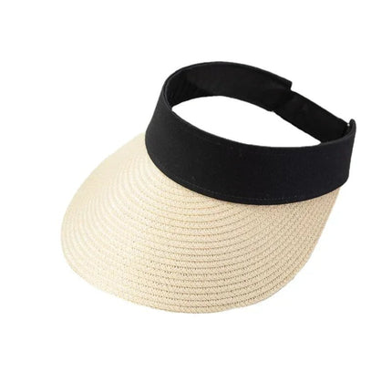 Casquette de paille - Crème - Ajustable (du 54 au 59) | La boutique du chapeau