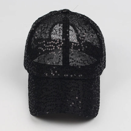 Casquette d'été pour femme - Noir - Ajustable (du 54 au 59) | La boutique du chapeau