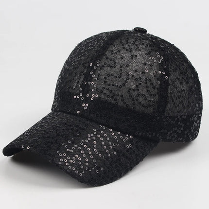 Casquette d'été pour femme - Noir - Ajustable (du 54 au 59) | La boutique du chapeau