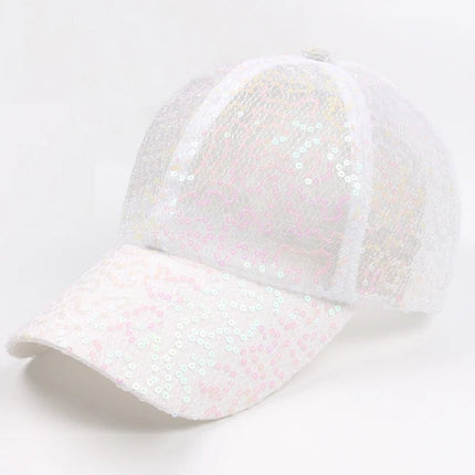 Casquette d'été pour femme - Blanc - Ajustable (du 54 au 59) | La boutique du chapeau