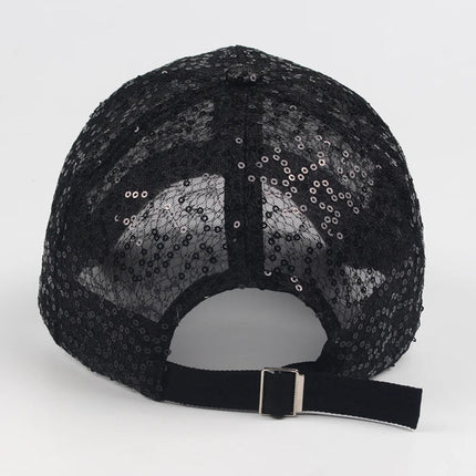 Casquette d'été pour femme - Noir - Ajustable (du 54 au 59) | La boutique du chapeau