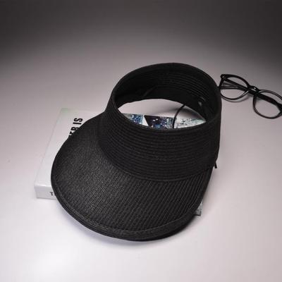 Casquette D'été pour Femmes Anti - uv Visière - Noir - Ajustable (du 54 au 59) | La boutique du chapeau