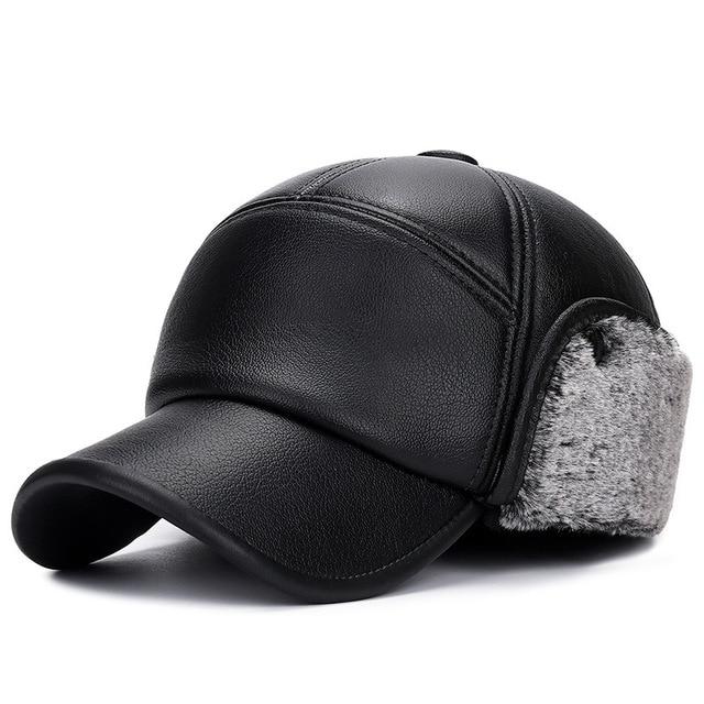 Casquette d'hiver pour hommes - Noir 2 - L (58 - 59cm) | La boutique du chapeau