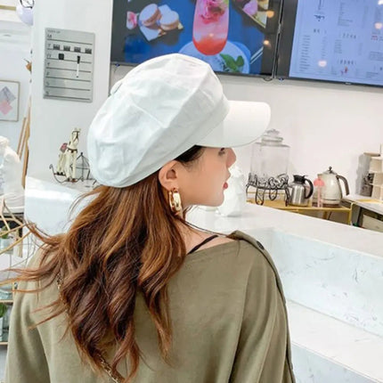 Casquette en coton et lin - Jaune - M (56 - 58cm) | La boutique du chapeau
