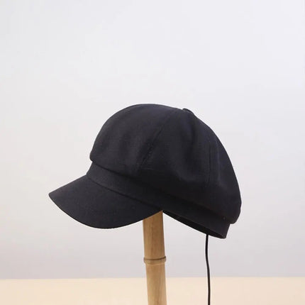 Casquette en coton et lin - Noir - M (56 - 58cm) | La boutique du chapeau