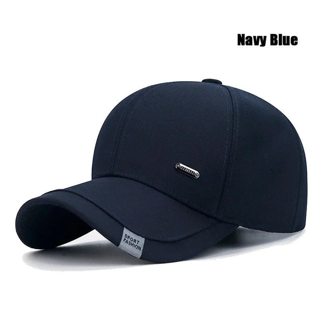 Casquette en coton pour homme - Bleu - Ajustable (du 54 au 59) | La boutique du chapeau