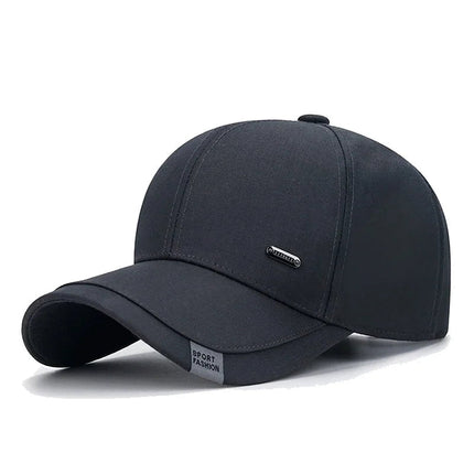 Casquette en coton pour homme - Bleu - Ajustable (du 54 au 59) | La boutique du chapeau