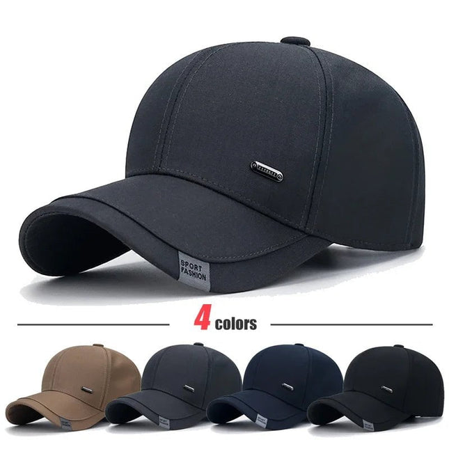 Casquette en coton pour homme - Bleu - Ajustable (du 54 au 59) | La boutique du chapeau