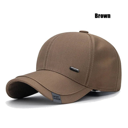 Casquette en coton pour homme - Marron - Ajustable (du 54 au 59) | La boutique du chapeau