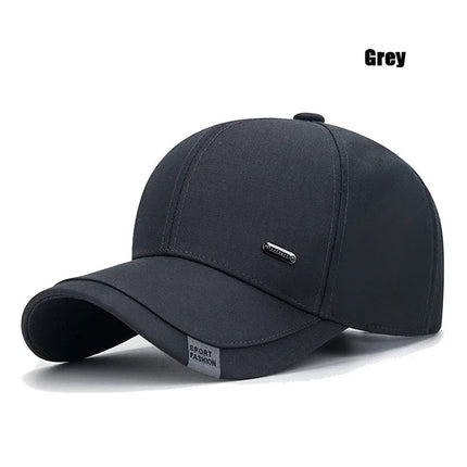 Casquette en coton pour homme - Gris - Ajustable (du 54 au 59) | La boutique du chapeau