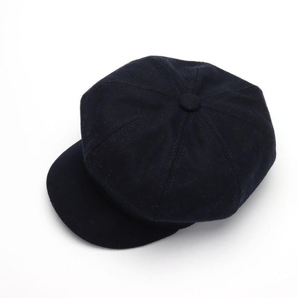 Casquette en laine - Bleu marine - M (56 - 58cm) | La boutique du chapeau