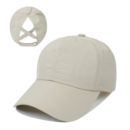 Casquette en maille respirante - Khaki - Ajustable (du 54 au 59) | La boutique du chapeau