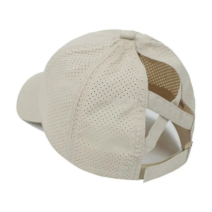 Casquette en maille respirante - Blanc - Ajustable (du 54 au 59) | La boutique du chapeau