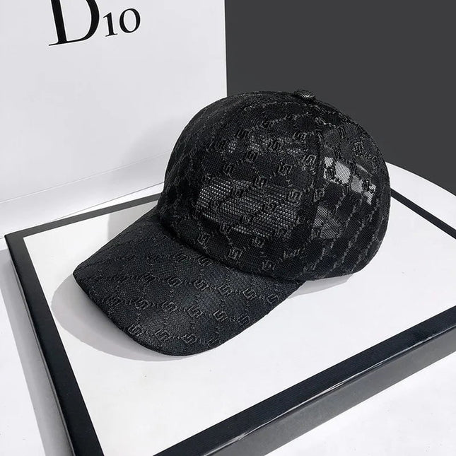 Casquette en Maille Respirante et Ajustable - Noir - Ajustable (du 54 au 59) | La boutique du chapeau