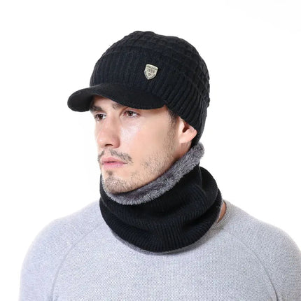 Casquette et cache - cou en coton - Gris - Ajustable (du 54 au 59) | La boutique du chapeau