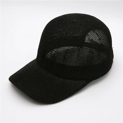 Casquette femme en paille - Gris - Ajustable (du 54 au 59) | La boutique du chapeau