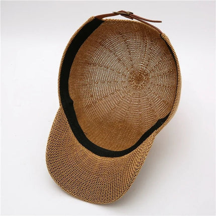 Casquette femme en paille - Gris - Ajustable (du 54 au 59) | La boutique du chapeau