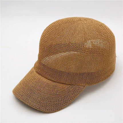 Casquette femme en paille - Gris - Ajustable (du 54 au 59) | La boutique du chapeau