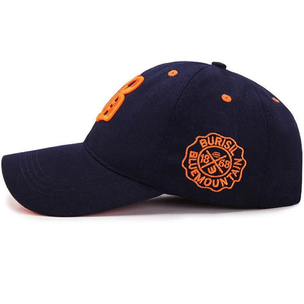Casquette Hip - Hop brodée - Bleu - Ajustable (du 54 au 59) | La boutique du chapeau