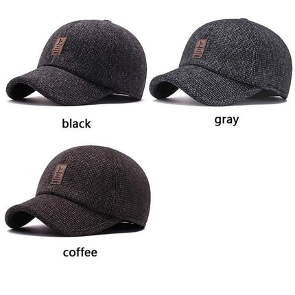 Casquette homme hiver - Gris - Ajustable (du 54 au 59) | La boutique du chapeau
