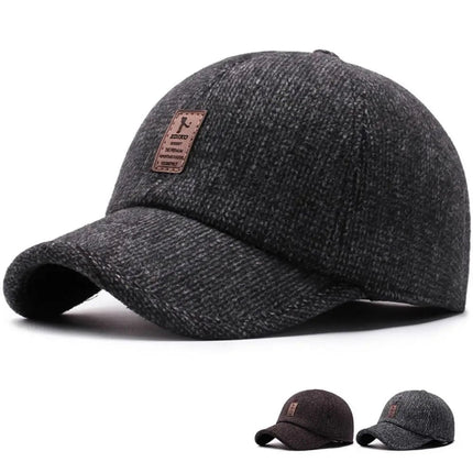 Casquette homme hiver - Gris - Ajustable (du 54 au 59) | La boutique du chapeau