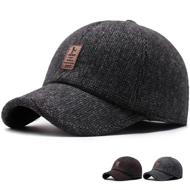 Casquette homme hiver - Gris - Ajustable (du 54 au 59) | La boutique du chapeau