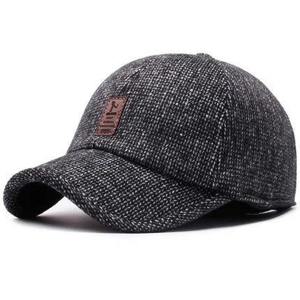Casquette homme hiver - Gris - Ajustable (du 54 au 59) | La boutique du chapeau