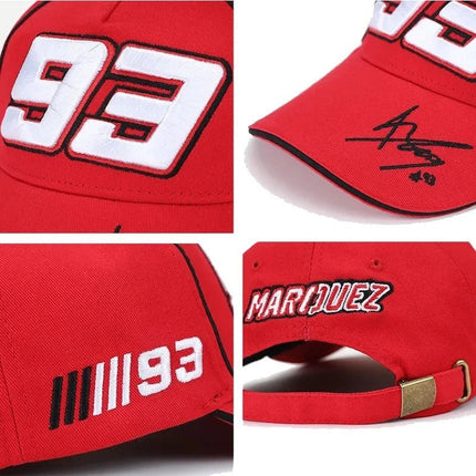 Casquette racing - Rouge 1 - Ajustable (du 54 au 59) | La boutique du chapeau
