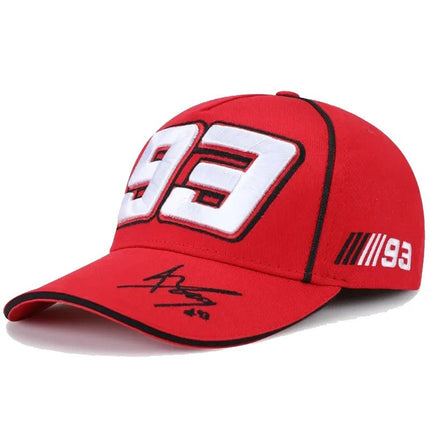 Casquette racing - Rouge 1 - Ajustable (du 54 au 59) | La boutique du chapeau