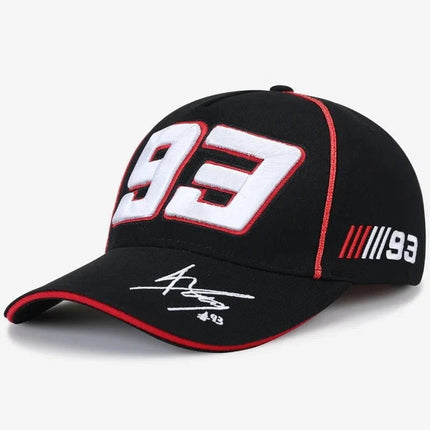 Casquette racing - Noir - Ajustable (du 54 au 59) | La boutique du chapeau