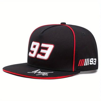 Casquette racing - Noir 2 - Ajustable (du 54 au 59) | La boutique du chapeau