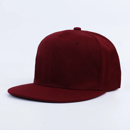 Casquette Snapback - Bordeau - Ajustable (du 54 au 59) | La boutique du chapeau