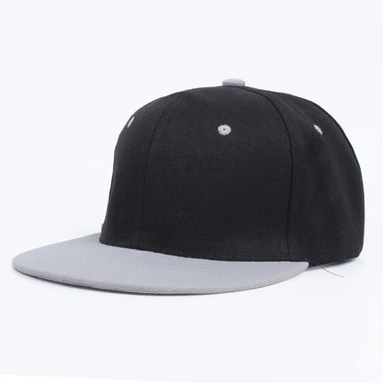 Casquette Snapback - Gris/noir - Ajustable (du 54 au 59) | La boutique du chapeau