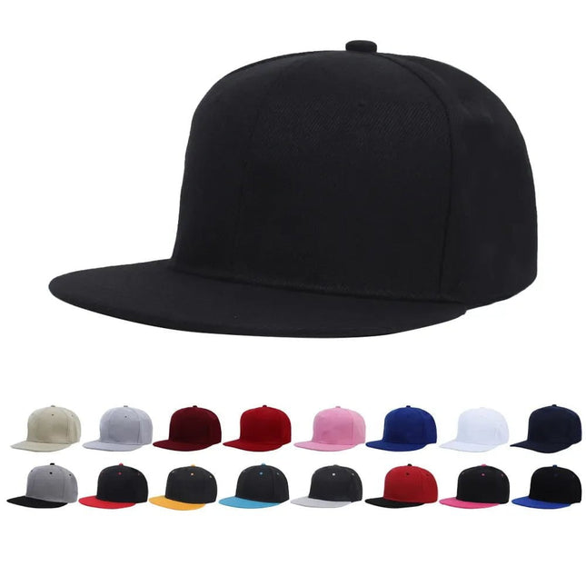 Casquette Snapback - Noir - Ajustable (du 54 au 59) | La boutique du chapeau