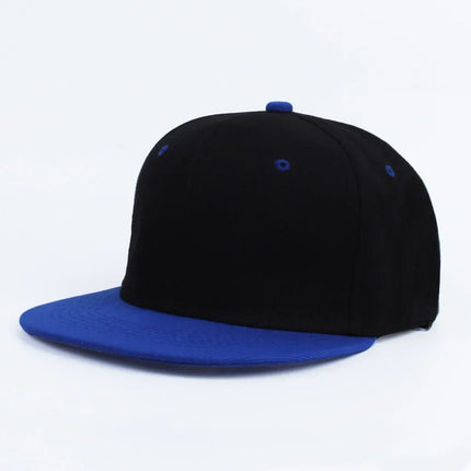 Casquette Snapback - Bleu/noir - Ajustable (du 54 au 59) | La boutique du chapeau
