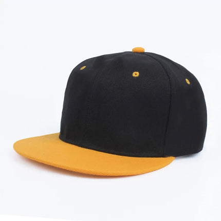 Casquette Snapback - Jaune/noir - Ajustable (du 54 au 59) | La boutique du chapeau