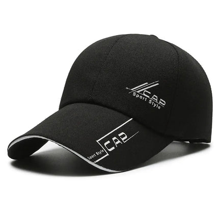 Casquette sport réglable - Noir/rouge - Ajustable (du 54 au 59) | La boutique du chapeau