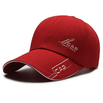 Casquette sport réglable - Noir/rouge - Ajustable (du 54 au 59) | La boutique du chapeau