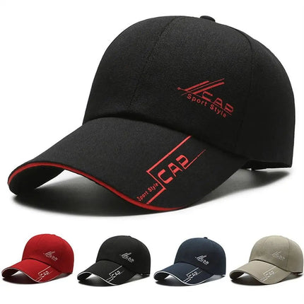 Casquette sport réglable - Noir/rouge - Ajustable (du 54 au 59) | La boutique du chapeau
