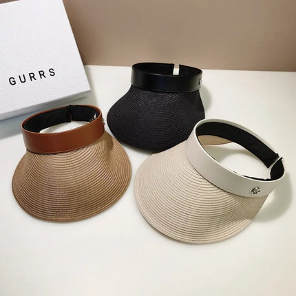 Casquette visière - Beige - Ajustable (du 54 au 59) | La boutique du chapeau