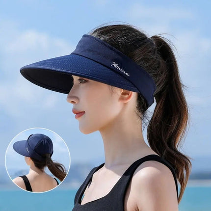Casquette visière queue de cheval - Rose - Ajustable (du 54 au 59) | La boutique du chapeau