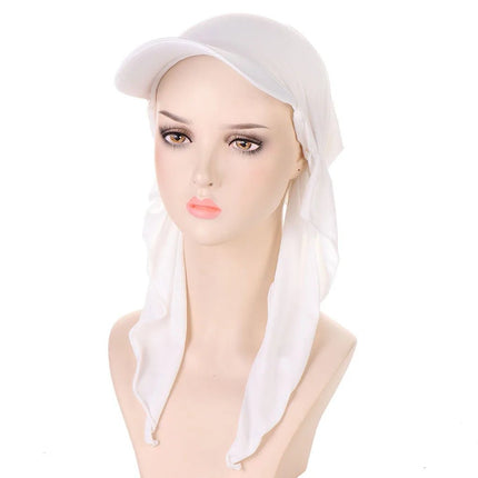 Casquettes Hijab - Blanc - Ajustable (du 54 au 59) | La boutique du chapeau