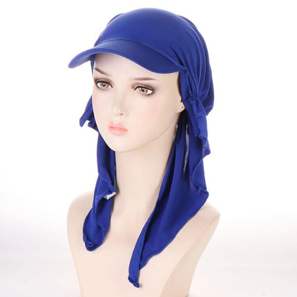 Casquettes Hijab - Bleu - Ajustable (du 54 au 59) | La boutique du chapeau