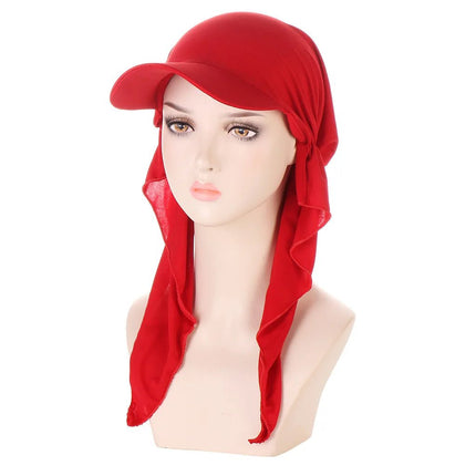 Casquettes Hijab - Rouge - Ajustable (du 54 au 59) | La boutique du chapeau