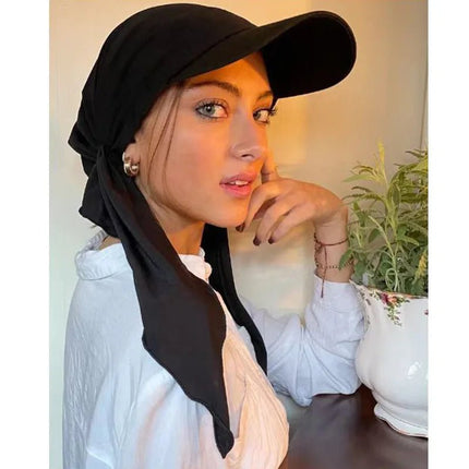 Casquettes Hijab - Noir - Ajustable (du 54 au 59) | La boutique du chapeau