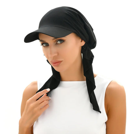 Casquettes Hijab - Noir - Ajustable (du 54 au 59) | La boutique du chapeau